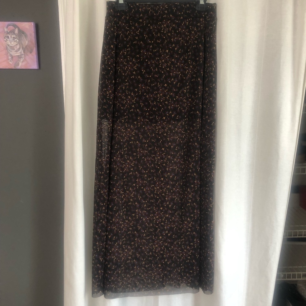 Free People Floral Maxi Skirt NWT